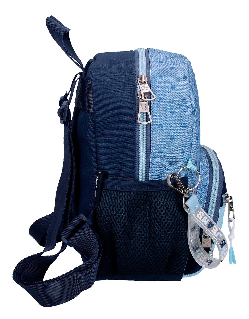 6822022 MOCHILA 23CM. PJL NONI DENIM AZUL CLARO - Image 3