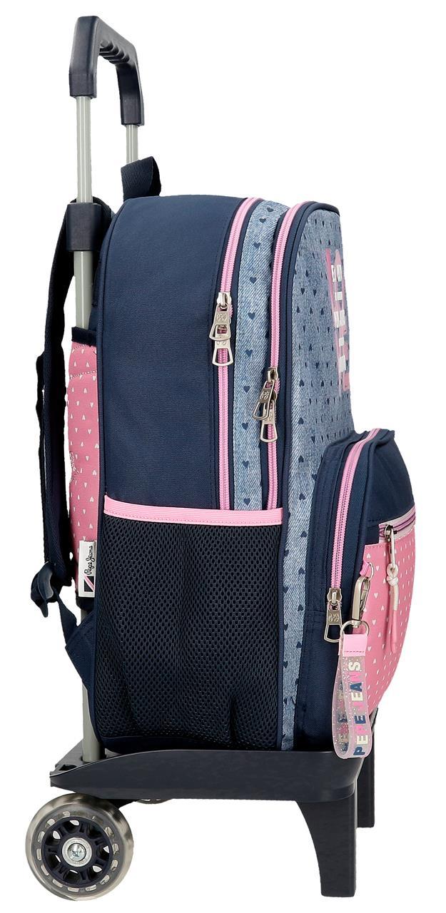 68222T1 MOCHILA ADAP. 40CM. 2C. C/CARRO PJL NONI DENIM - Image 2