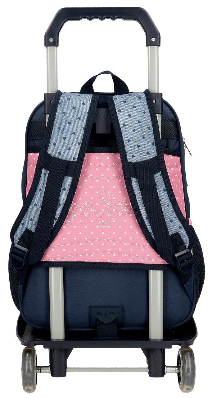 68222T1 MOCHILA ADAP. 40CM. 2C. C/CARRO PJL NONI DENIM - Image 4