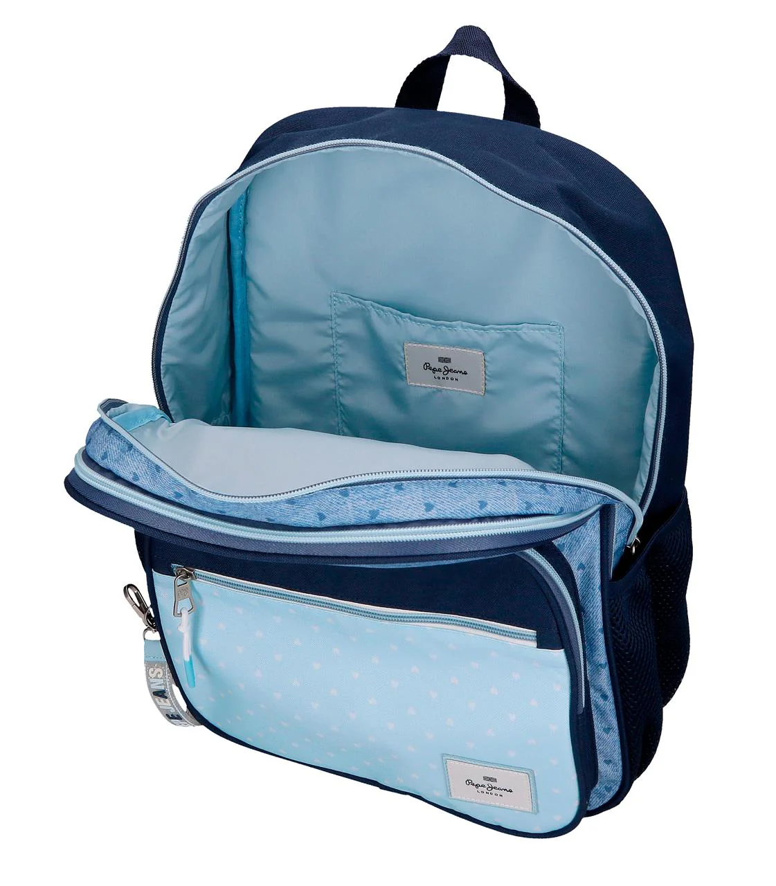 68222T2 MOCHILA ADAP. 40CM. 2C. C/CARRO PJL NONI DENIM AZU - Image 6