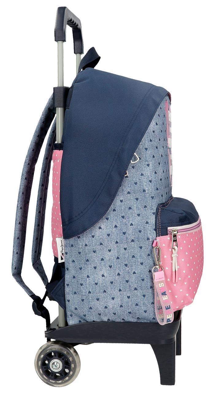68223T1 MOCHILA ADAP.42CM.C/CARRO PJL NONI DENIM - Image 2