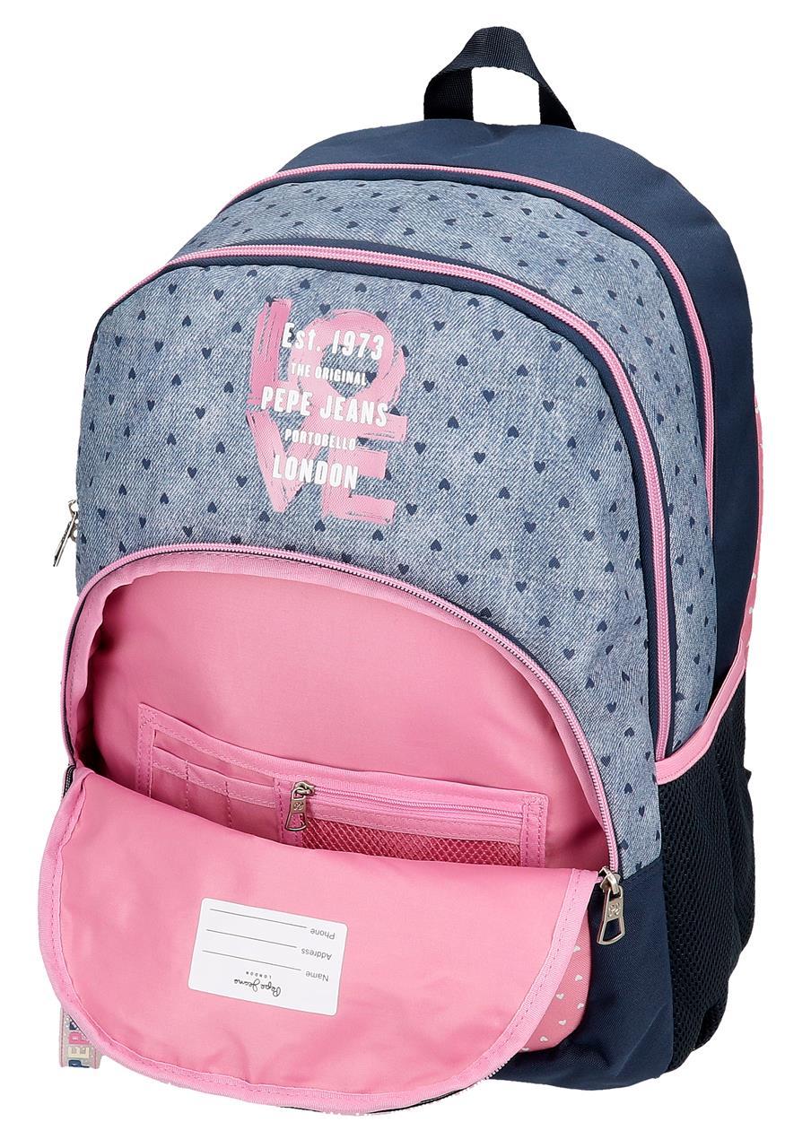 6822521 MOCHILA 44CM 2C. PJL NONI DENIM - Image 3