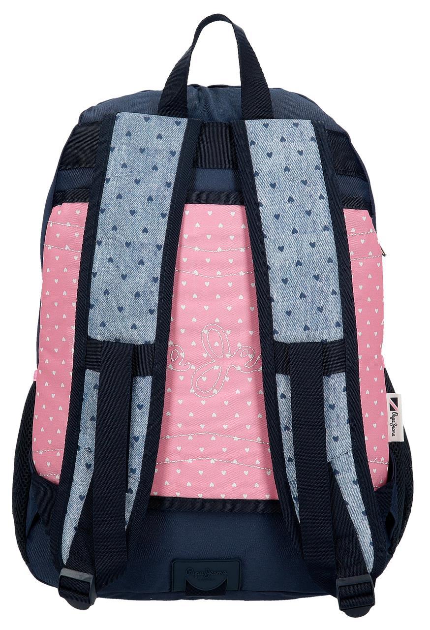 68225D1 MOCHILA ADAP. 44CM 2C. PJL NONI DENIM - Image 5
