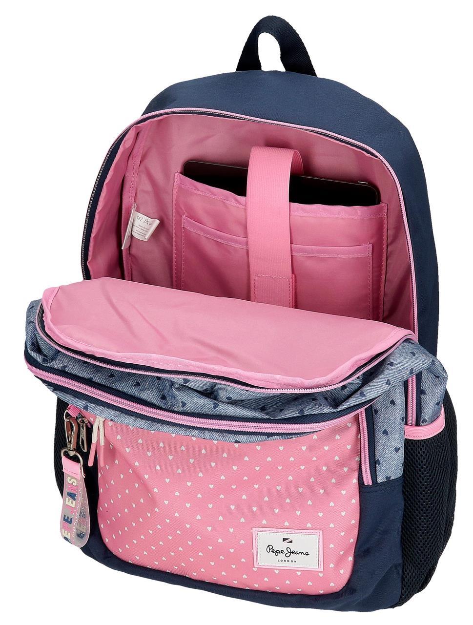 68225D1 MOCHILA ADAP. 44CM 2C. PJL NONI DENIM - Image 7