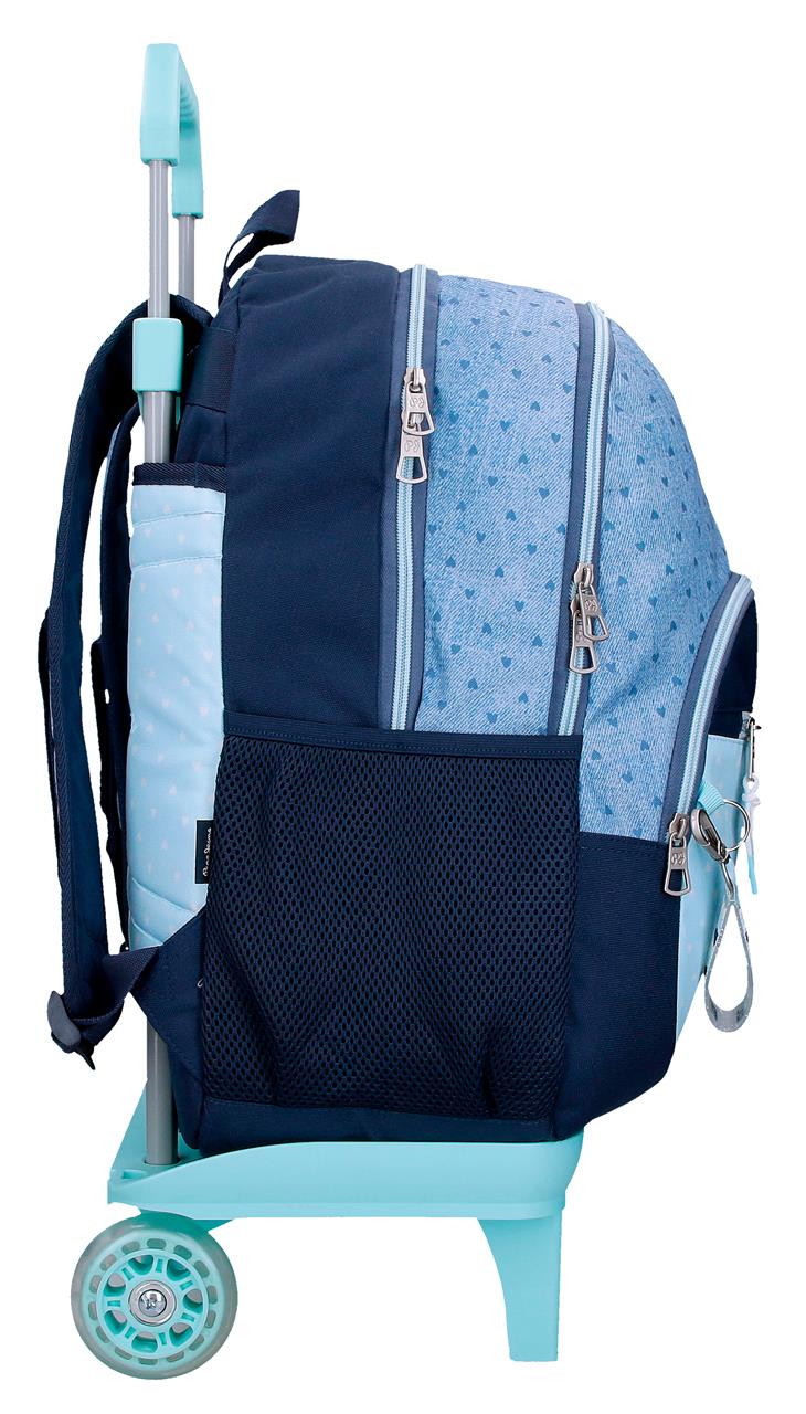 68225T2 MOCHILA ADAP.44CM.2C.C/CARRO PJL NONI DEMIN AZUL C - Image 2