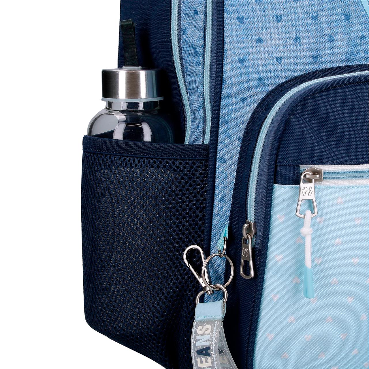 68225T2 MOCHILA ADAP.44CM.2C.C/CARRO PJL NONI DEMIN AZUL C - Image 3