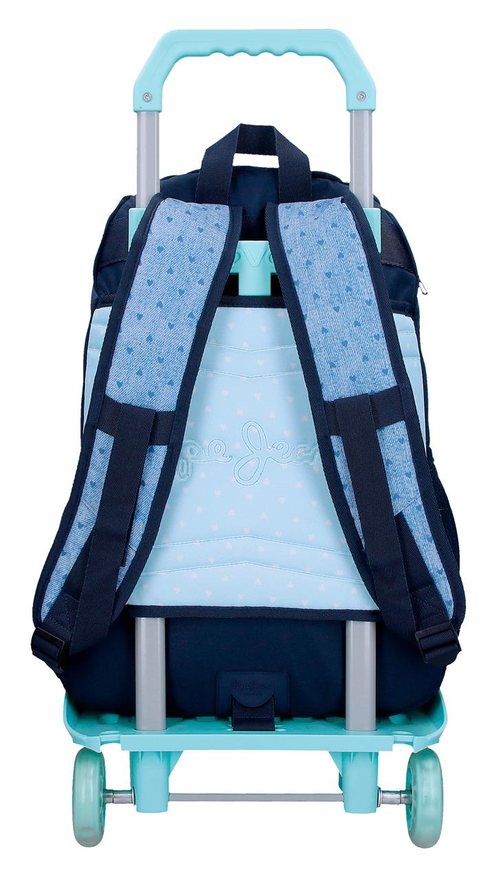 68225T2 MOCHILA ADAP.44CM.2C.C/CARRO PJL NONI DEMIN AZUL C - Image 4