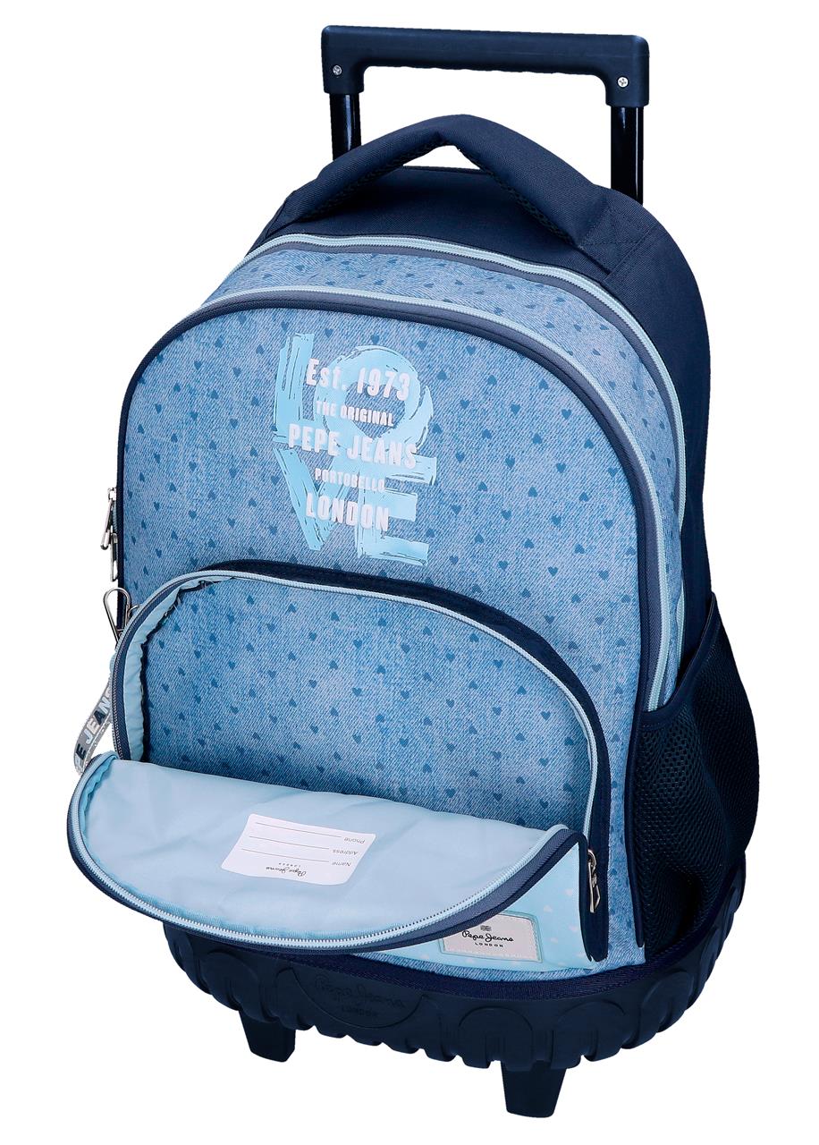 6822922 MOCHILA COMPACT 2R PJL NONI DENIM AZUL CLARO - Image 11