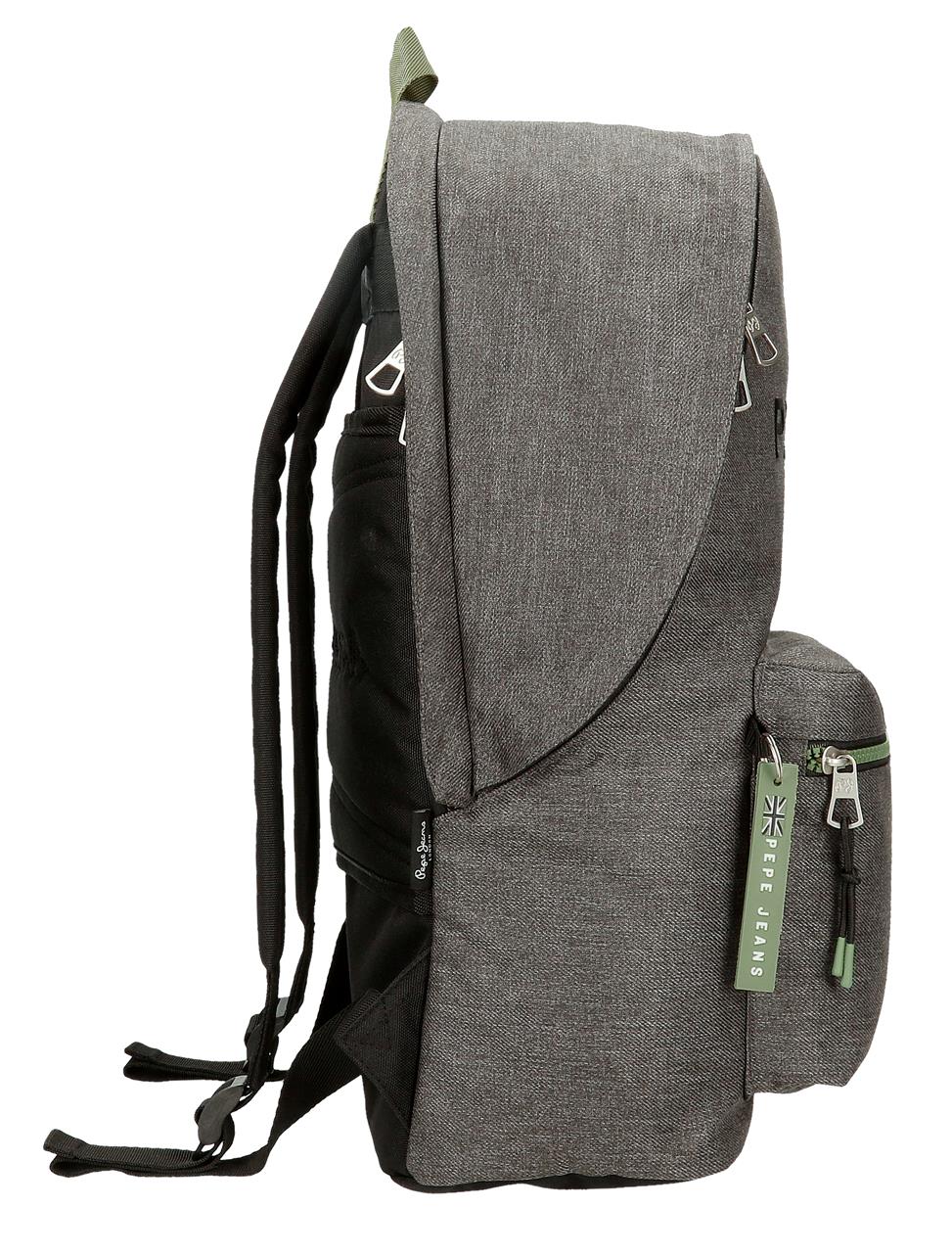 69124D2 MOCHILA ADAP. PORTAORD. 44CM 2C. PJL EDMON GRIS - Image 2