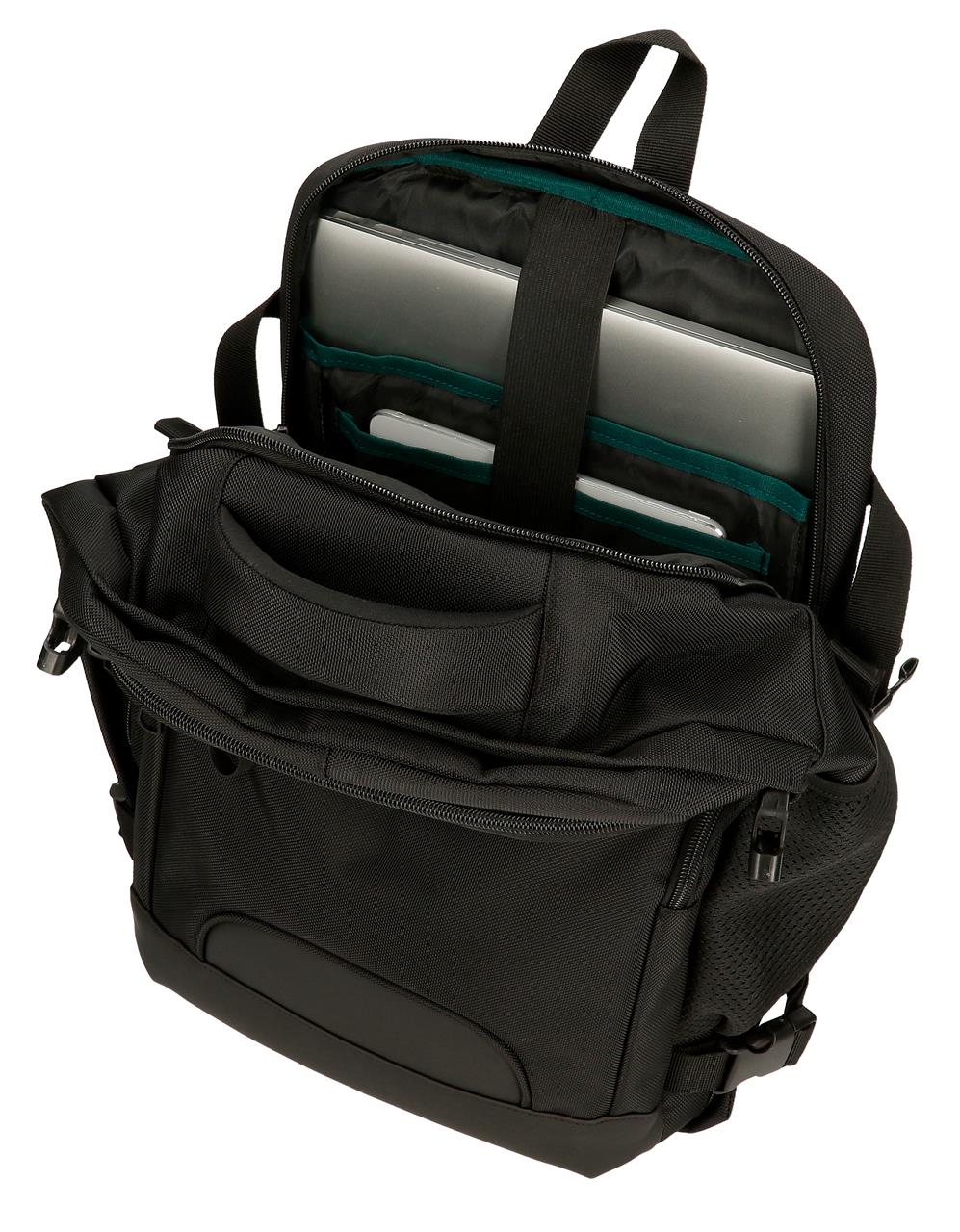 7062841 MOCHILA ADAP. PORTAORDENADOR PJL BROMLEY NEGRO - Image 5