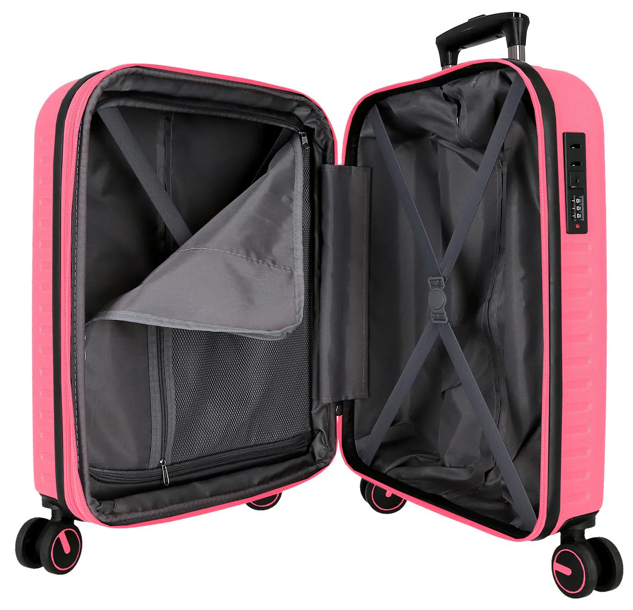 7568648 TROLLEY ABS 55CM. C/EXP. 4R. PJL MONTANA FUCSIA - Image 6