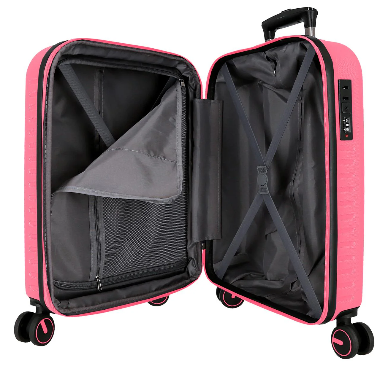 7569148 TROLLEY ABS 55CM. 4R. PJL MONTANA FUCSIA - Image 2