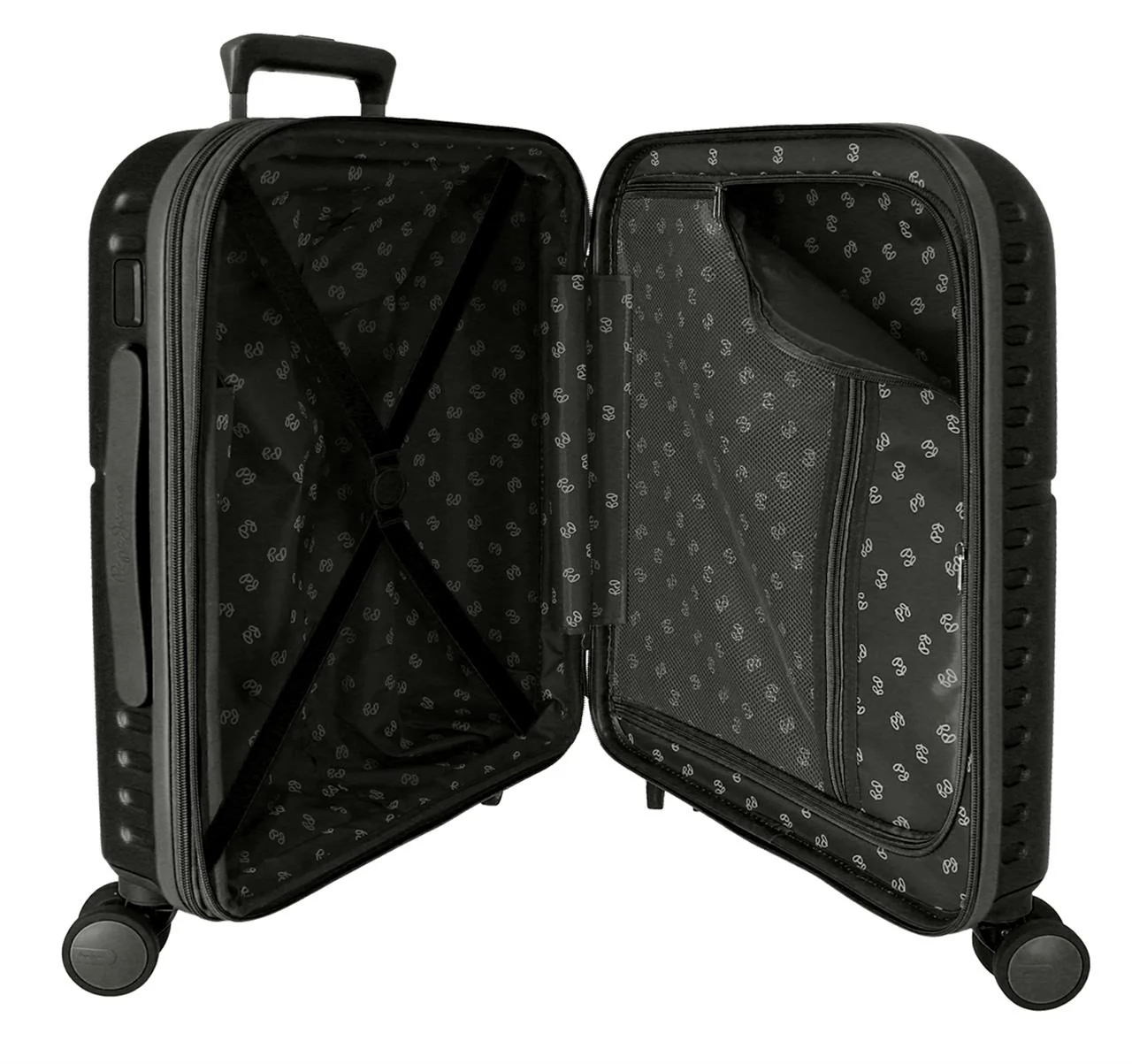 7688621 TROLLEY ABS 55CM. C/EXP. 4R. PJL HIGHLIGHT NEGRO - Image 3