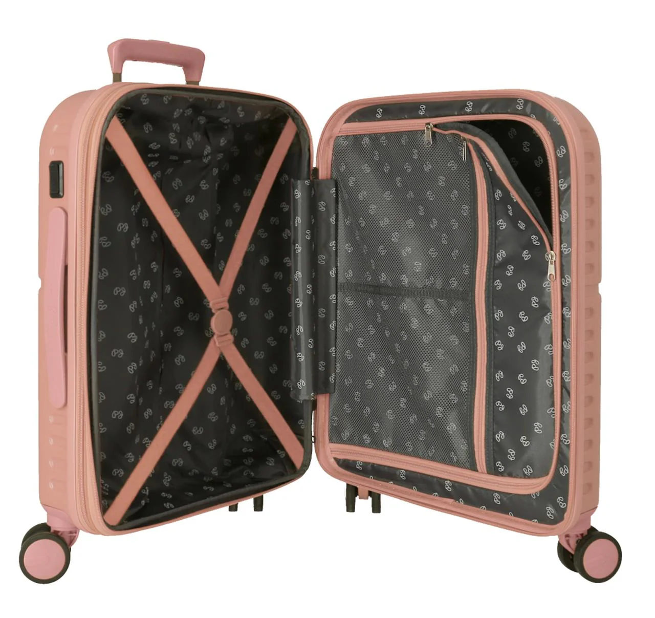 7688624 TROLLEY ABS 55CM. C/EXP. 4R. PJL HIGHLIGHT ROSA CLAR - Image 4