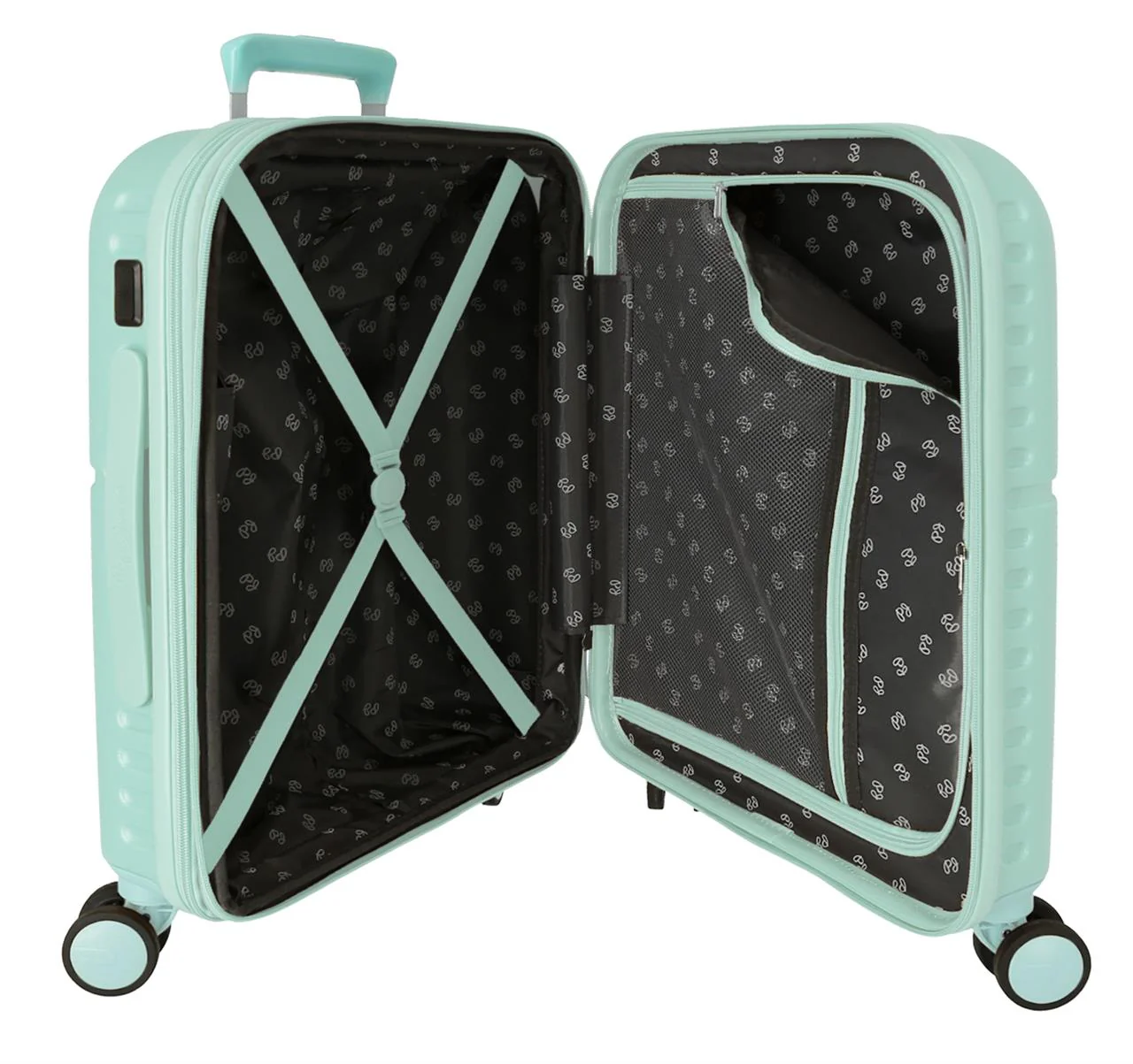 7688625 TROLLEY ABS 55CM. C/EXP. 4R. PJL HIGHLIGHT TURQUESA - Image 2