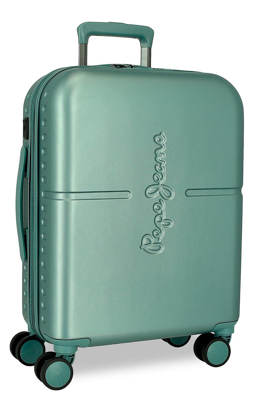 768862B TROLLEY ABS 55CM. C/EXP. 4R. PJL HIGHLIGHT TURQUESA