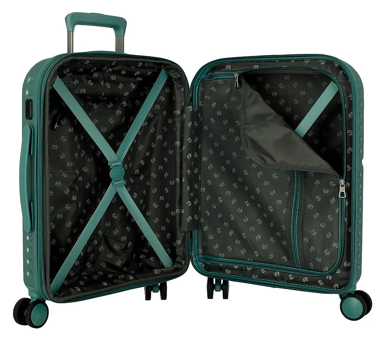 768862B TROLLEY ABS 55CM. C/EXP. 4R. PJL HIGHLIGHT TURQUESA - Image 2