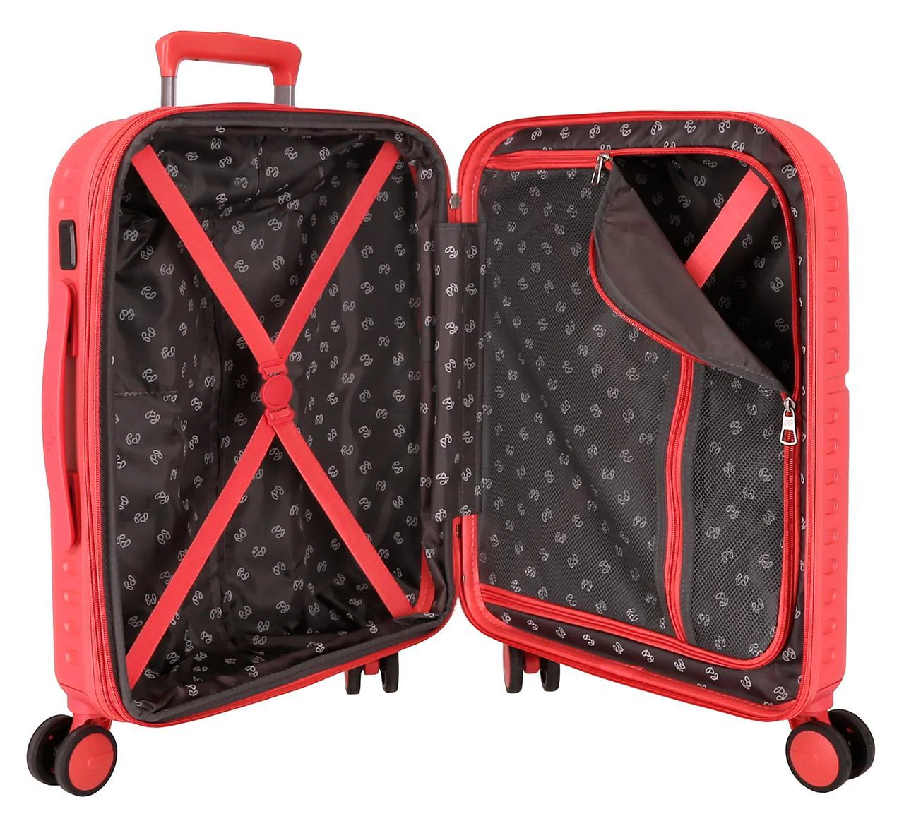 768862D TROLLEY ABS 55CM. C/EXP. 4R. PJL HIGHLIGHT CORAL - Image 2