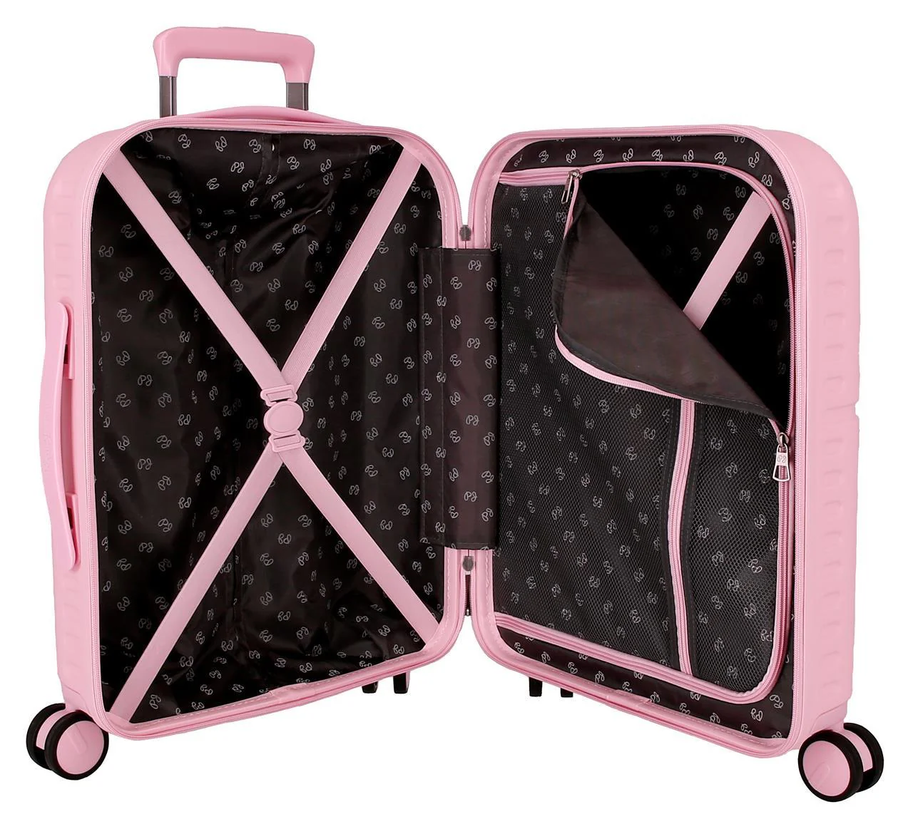768912C TROLLEY ABS 55CM. 4R. PJL HIGHLIGHT ROSA CLARO - Image 2