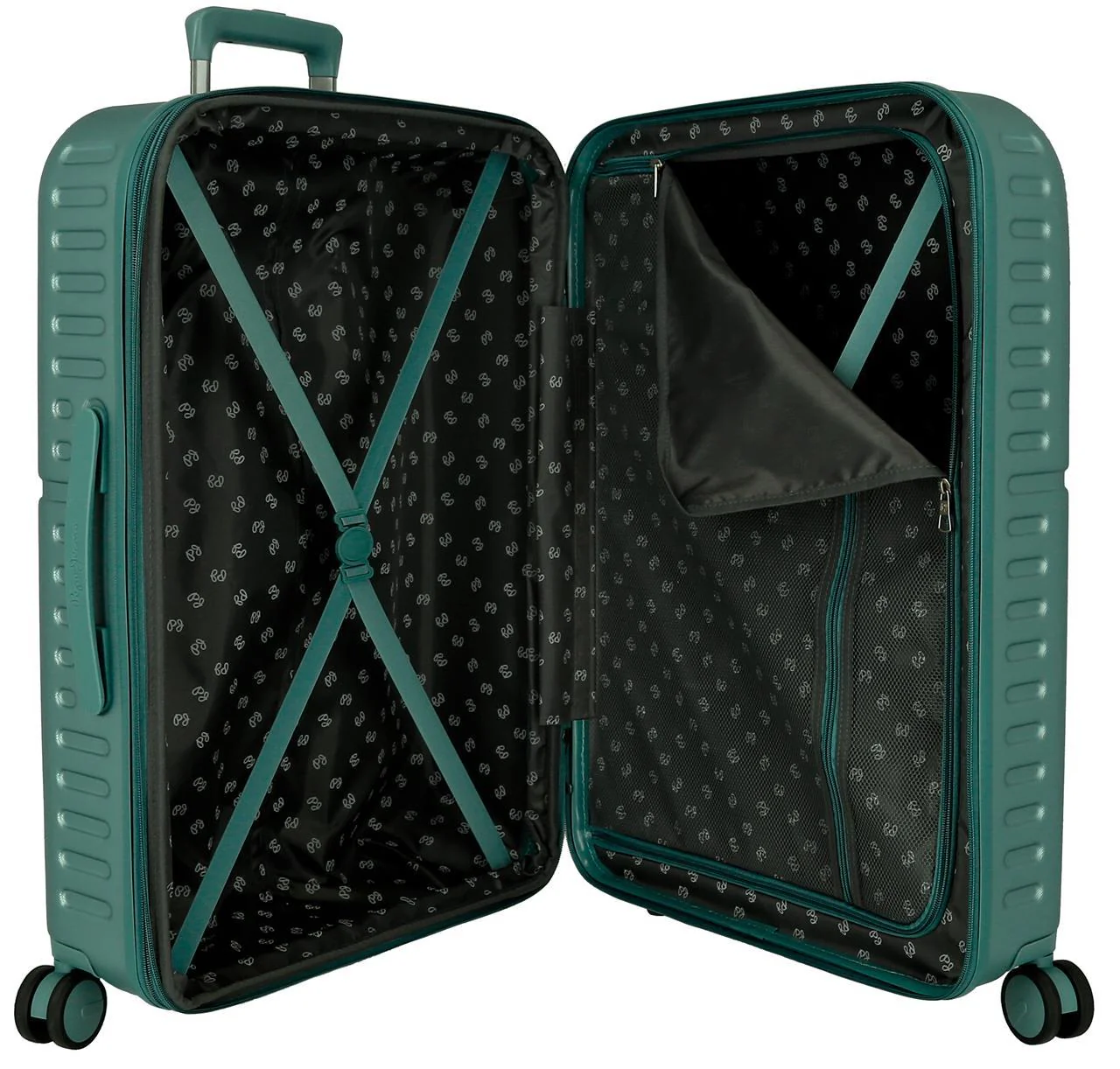 768922B TROLLEY ABS 70CM. C/EXP. 4R. PJL HIGHLIGHT TURQUESA - Image 2