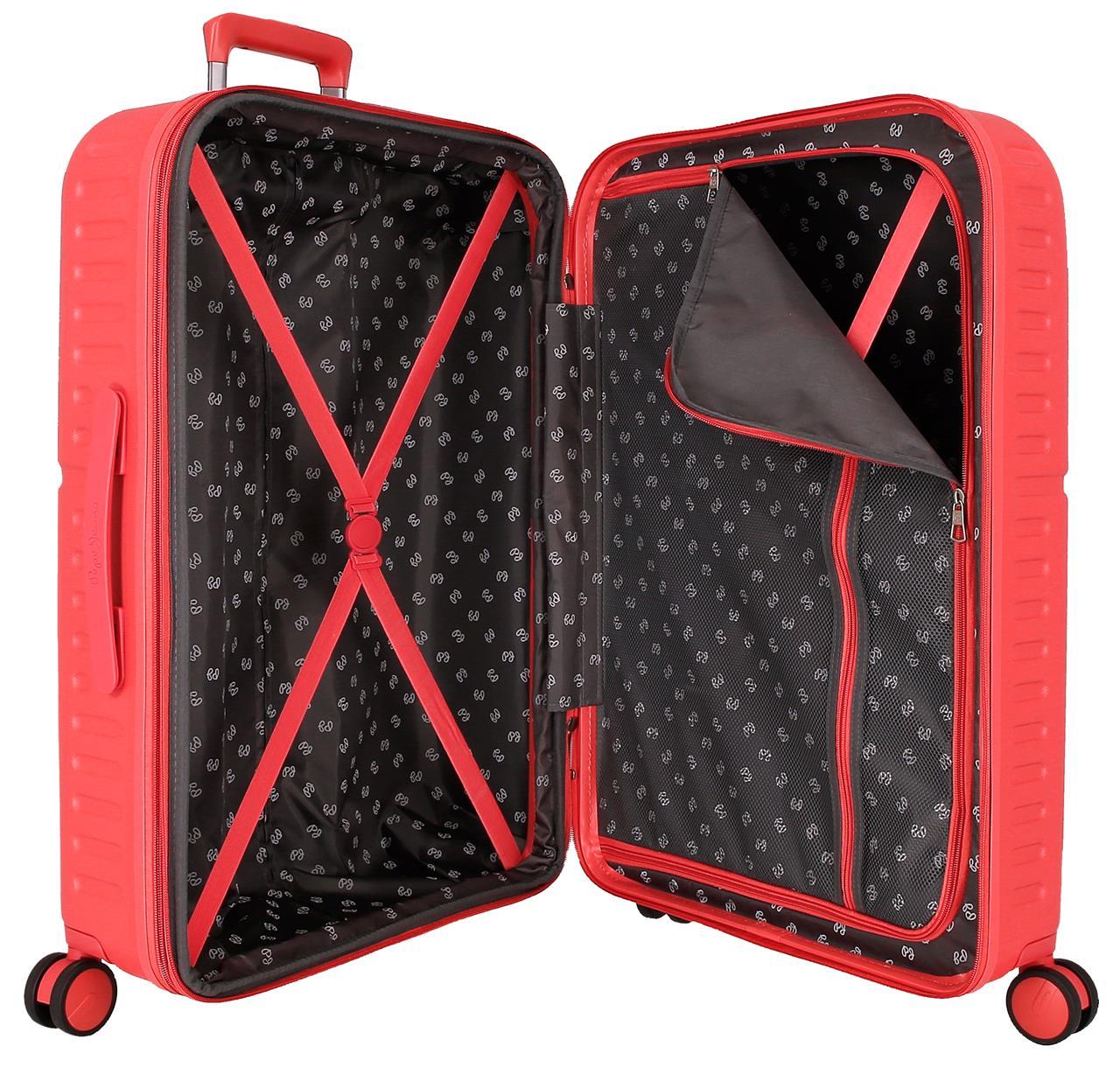 768922D TROLLEY ABS 70CM. C/EXP. 4R. PJL HIGHLIGHT CORAL - Image 3