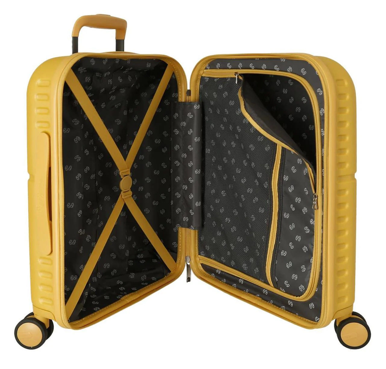 7689523 SET/2 TROLLEY ABS 55-70CM. 4R. PJL HIGHLIGHT OCRE - Image 2