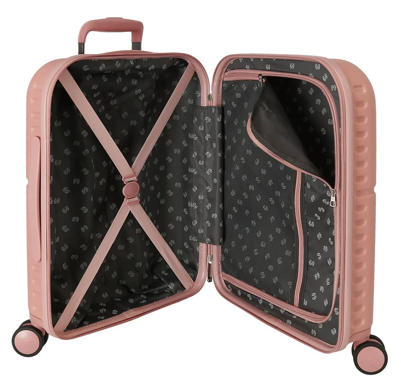 7689524 SET/2 TROLLEY ABS 55-70CM. 4R. PJL HIGHLIGHT ROSA CL - Image 2