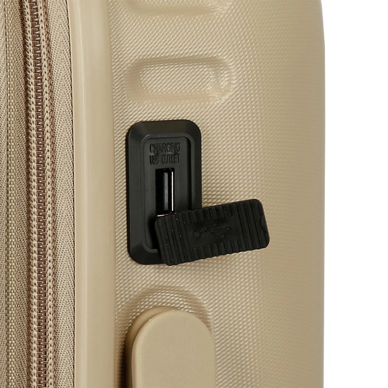 7698638 TROLLEY ABS 55CM. C/EXP. 4R. PJL ACCENT BEIGE CHAMPA - Image 12
