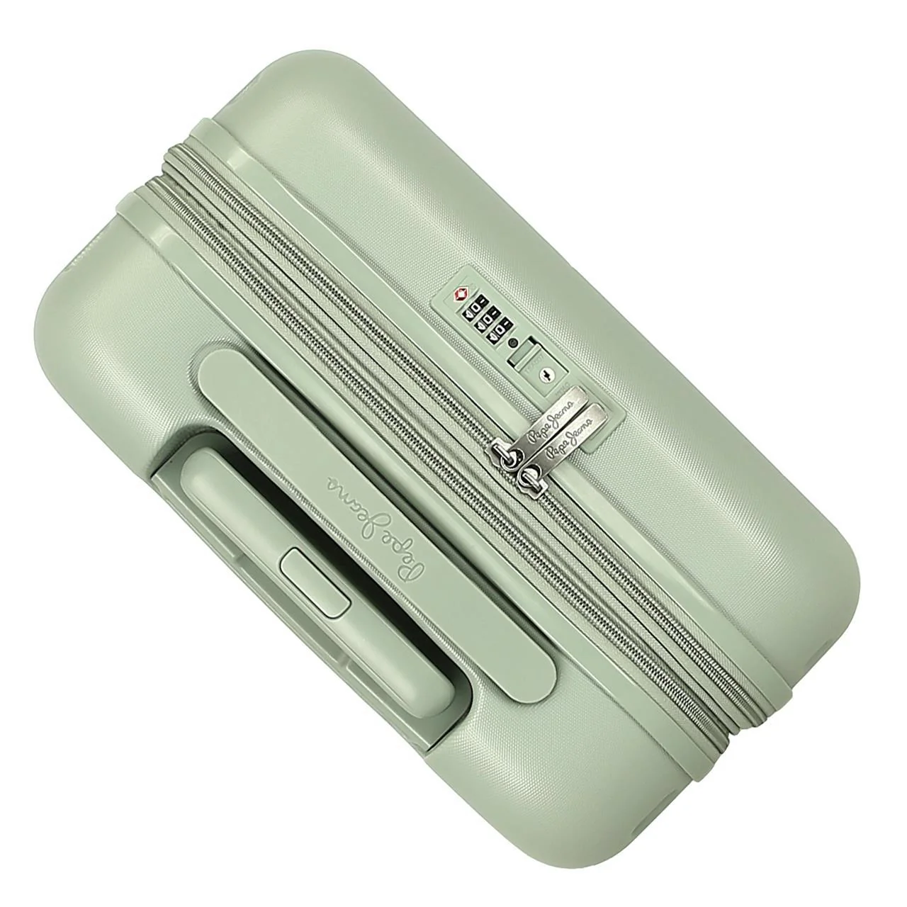 7698639 TROLLEY ABS 55CM. C/EXP. 4R. PJL ACCENT VERDE VINTAG - Image 4