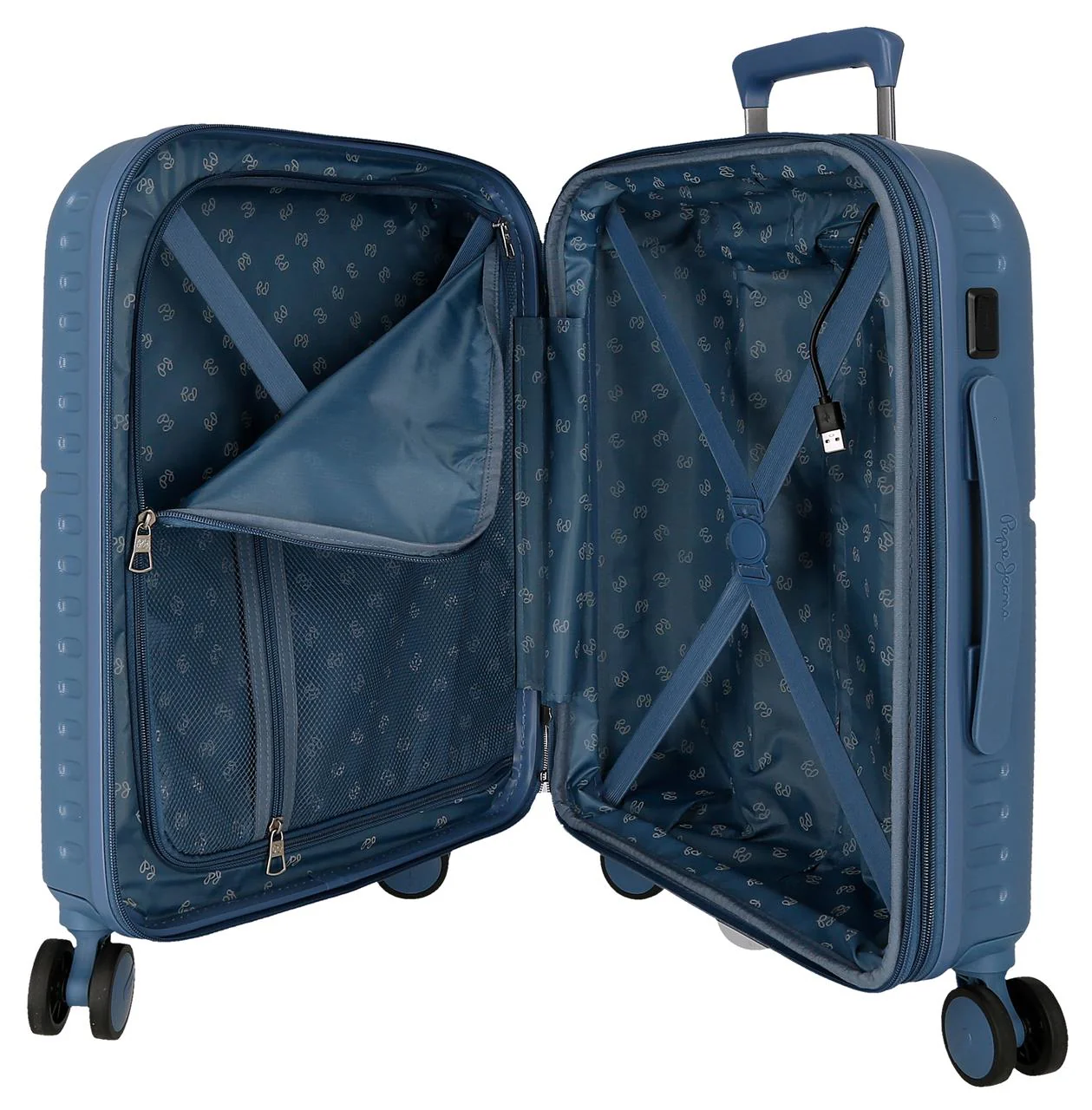 769863A TROLLEY ABS 55CM. C/EXP. 4R. PJL ACCENT DENIM - Image 2