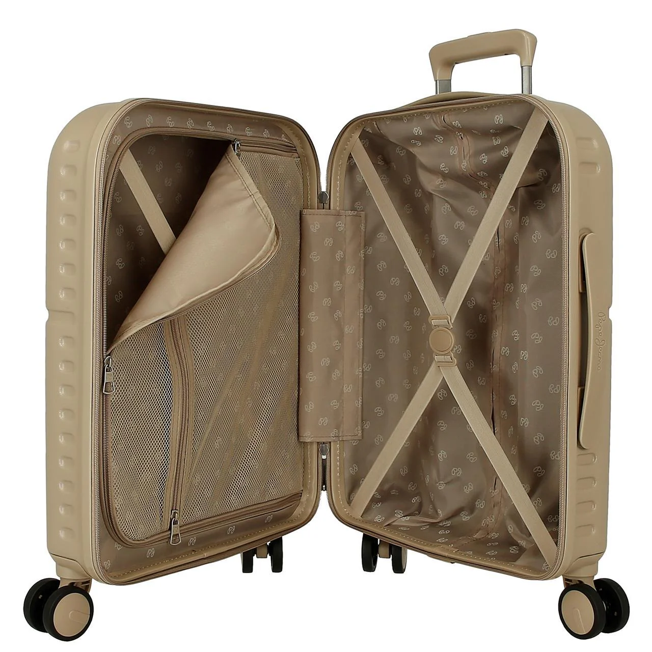 7699138 TROLLEY ABS 55CM. 4R. PJL ACCENT BEIGE CHAMPAGNE - Image 2