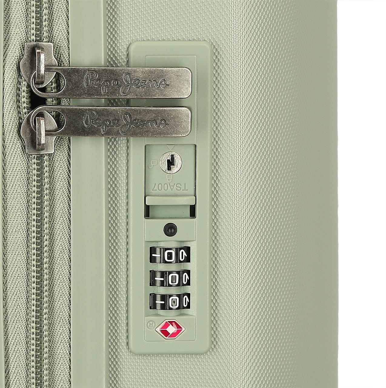 7699139 TROLLEY ABS 55CM. 4R. PJL ACCENT VERDE VINTAGE - Image 8