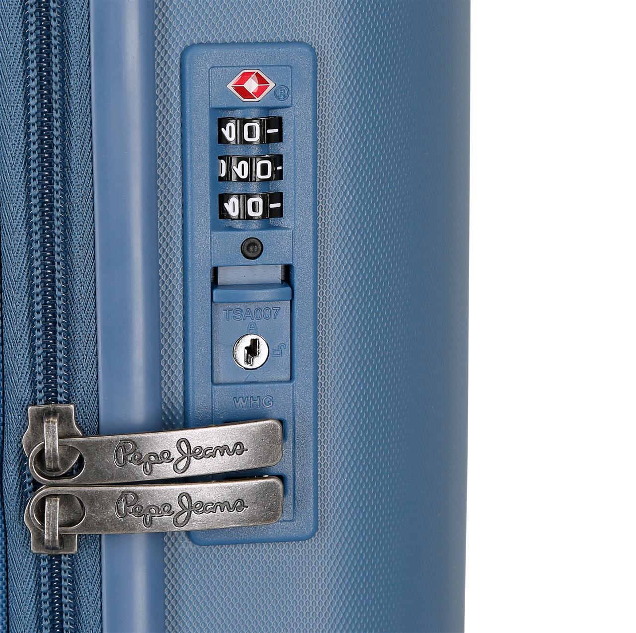769923A TROLLEY ABS 70CM. C/EXP. 4R. PJL ACCENT AZUL DENIM - Image 4