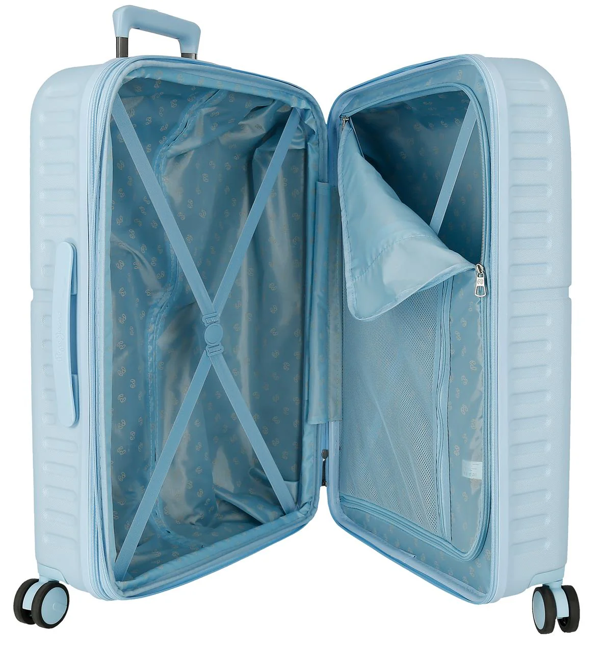 7699534 SET/2 TROLLEY ABS 55-70CM. 4R. PJL ACCENT AZUL CLARO - Image 5