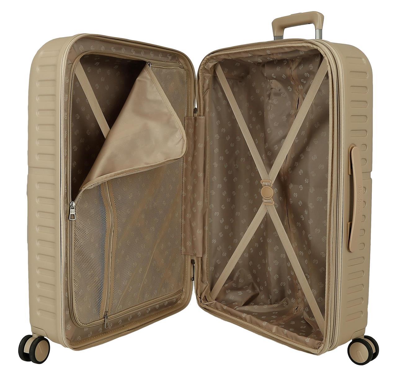 7699538 SET/2 TROLLEY ABS 55-70CM. 4R. PJL ACCENT BEIGE - Image 5