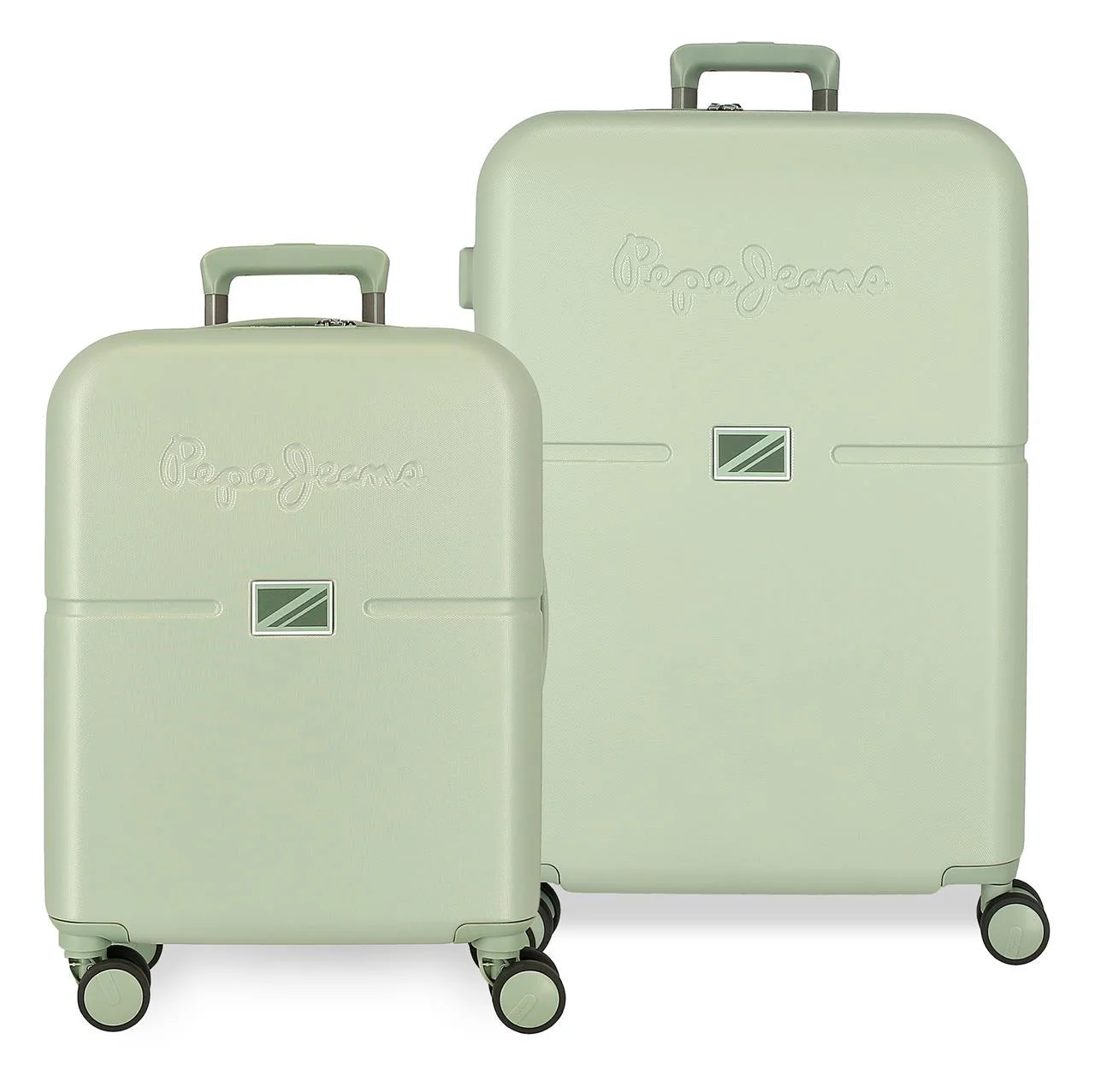7699539 SET/2 TROLLEY ABS 55-70CM. 4R. PJL ACCENT VERDE VINT