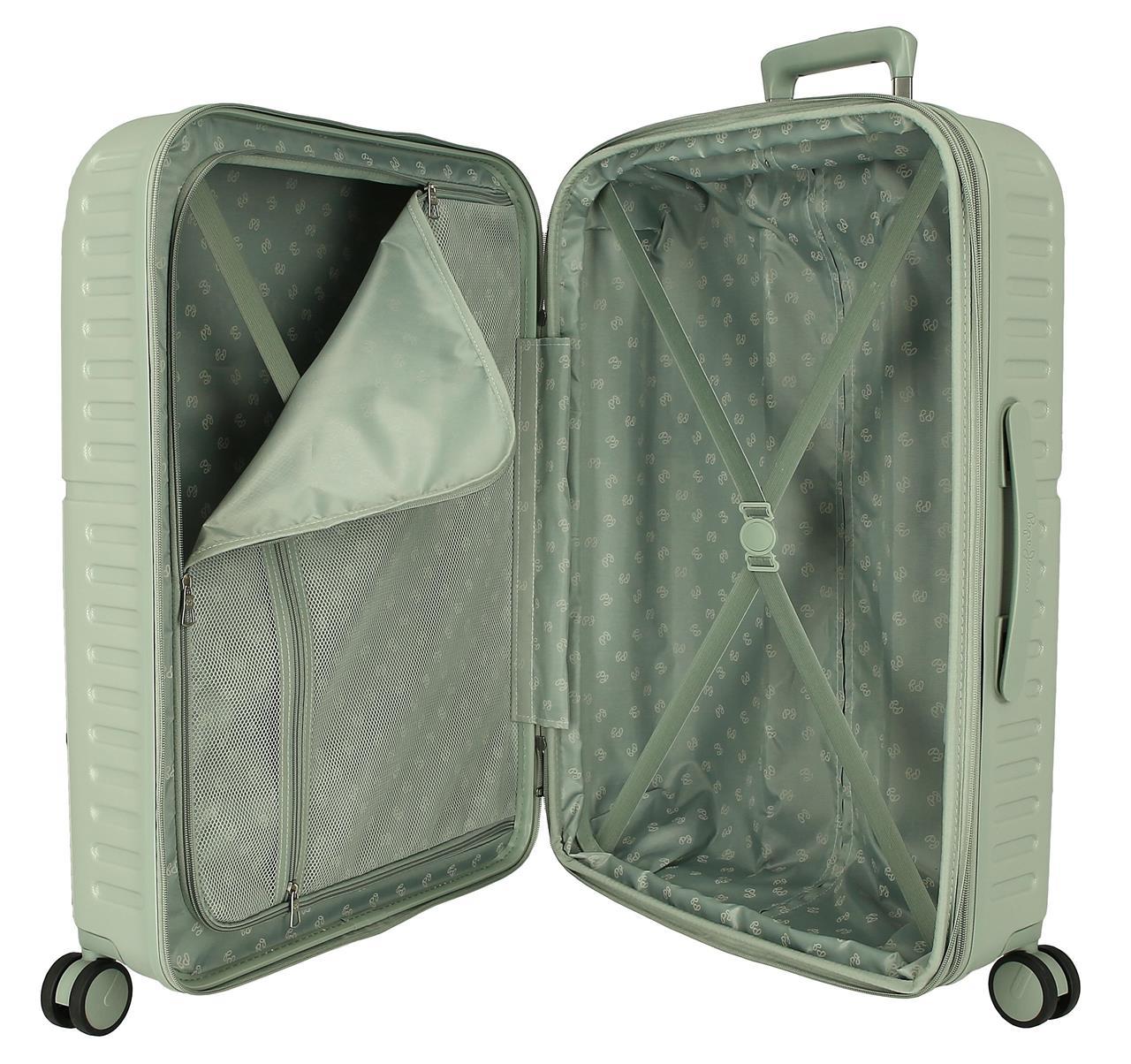 7699539 SET/2 TROLLEY ABS 55-70CM. 4R. PJL ACCENT VERDE VINT - Image 2