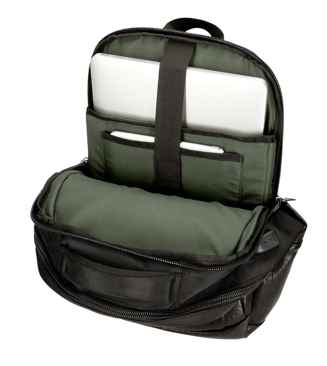 7812331 MOCHILA PORTAORDENADOR 2C.PJL HORLEY NEGRO - Image 5