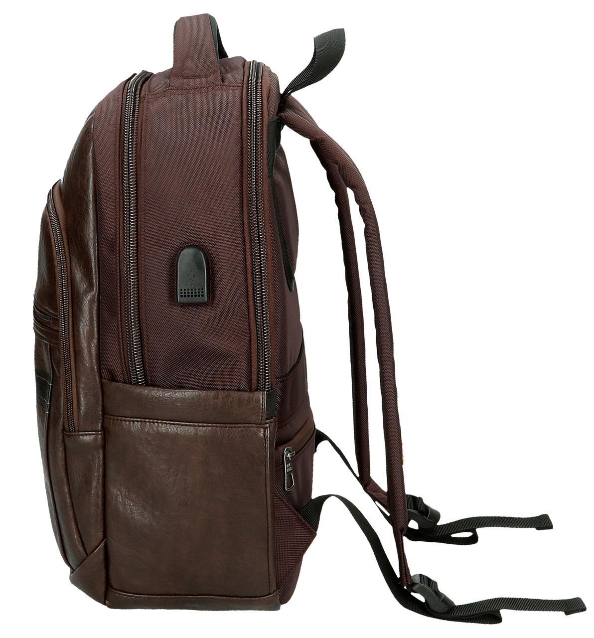 7812332 MOCHILA PORTAORDENADOR 2C.PJL HORLEY MARRON - Image 4