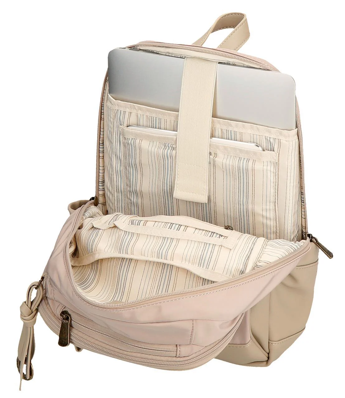 7922133 MOCHILA ADAP.2C PORTAORD. Y TABLET PJL MORGAN BEIGE - Image 4