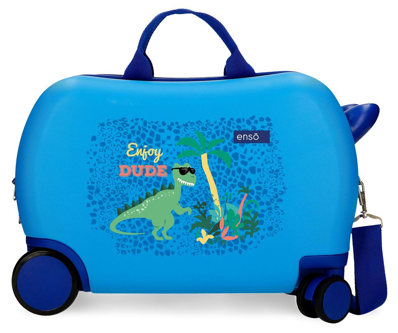 9151021 MALETA INF.ABS 4R.(2 MULTI.) 45CM. ENSO DINO