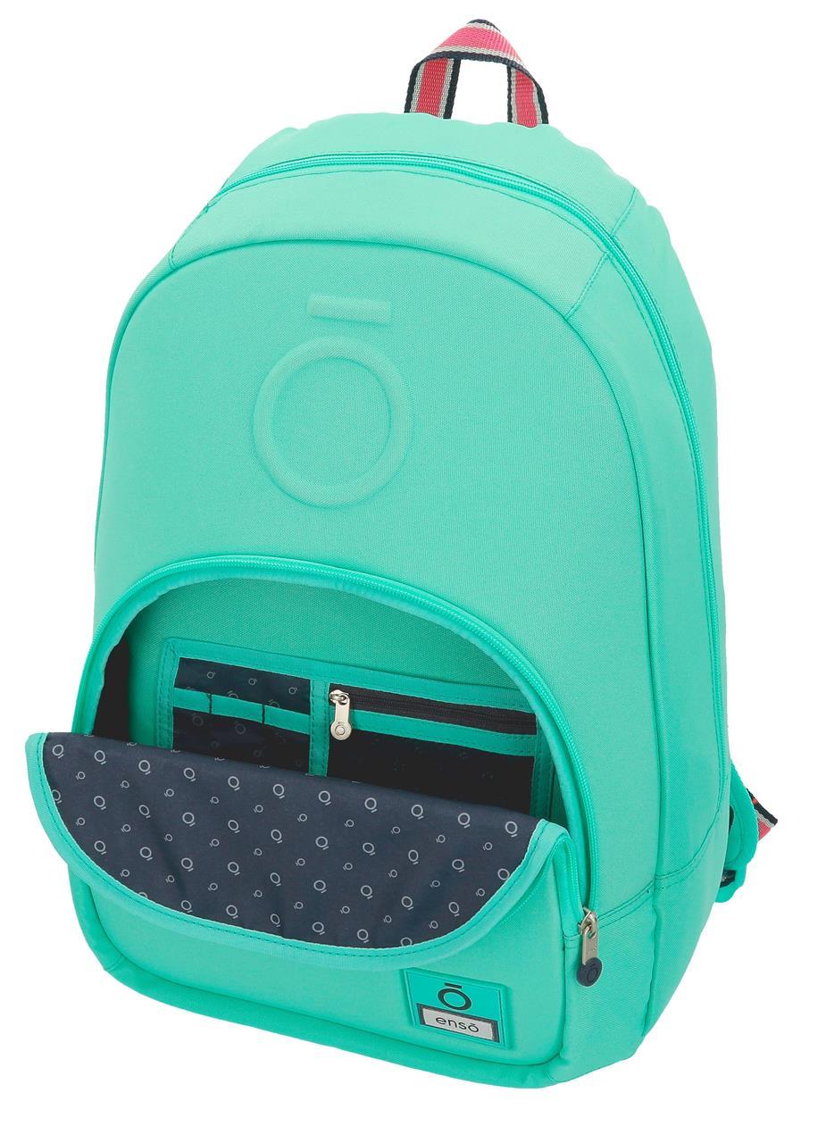 92423B4 MOCHILA ADAP. 46CM. ENSO BASIC TURQUESA - Image 3