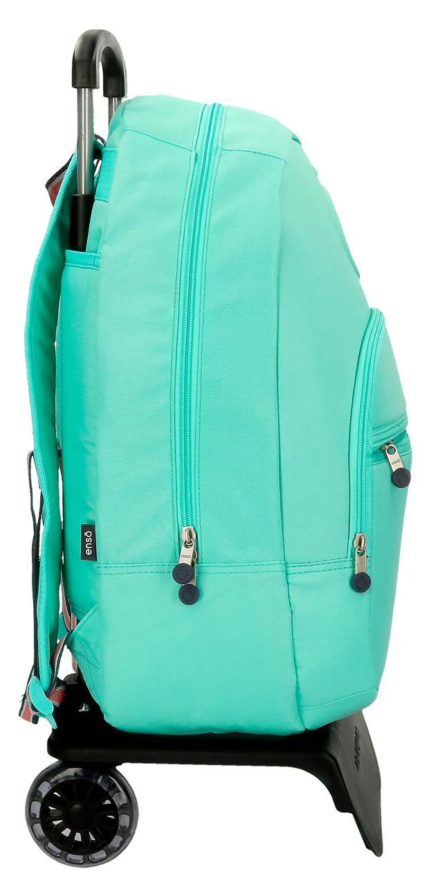 92423N4 * MOCHILA ADAP.46 CM C/CARRO ENSO BASIC TURQUESA - Image 3