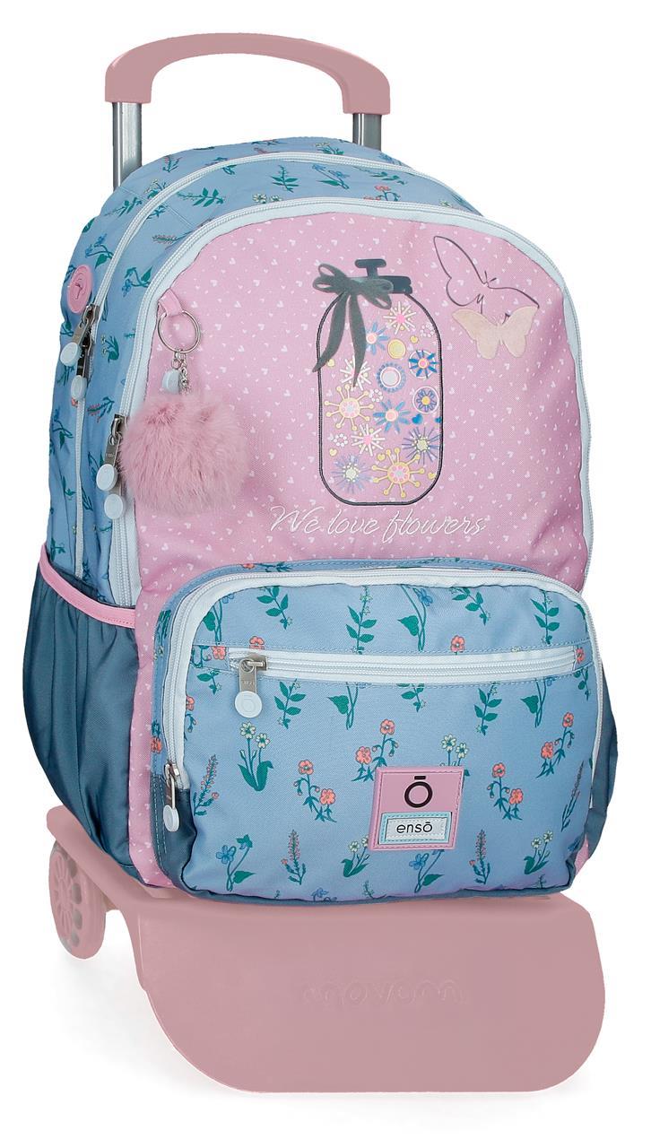94424T1 MOCHILA ADAP.44CM.C/CARRO ENSO WE LOVE FLOWERS