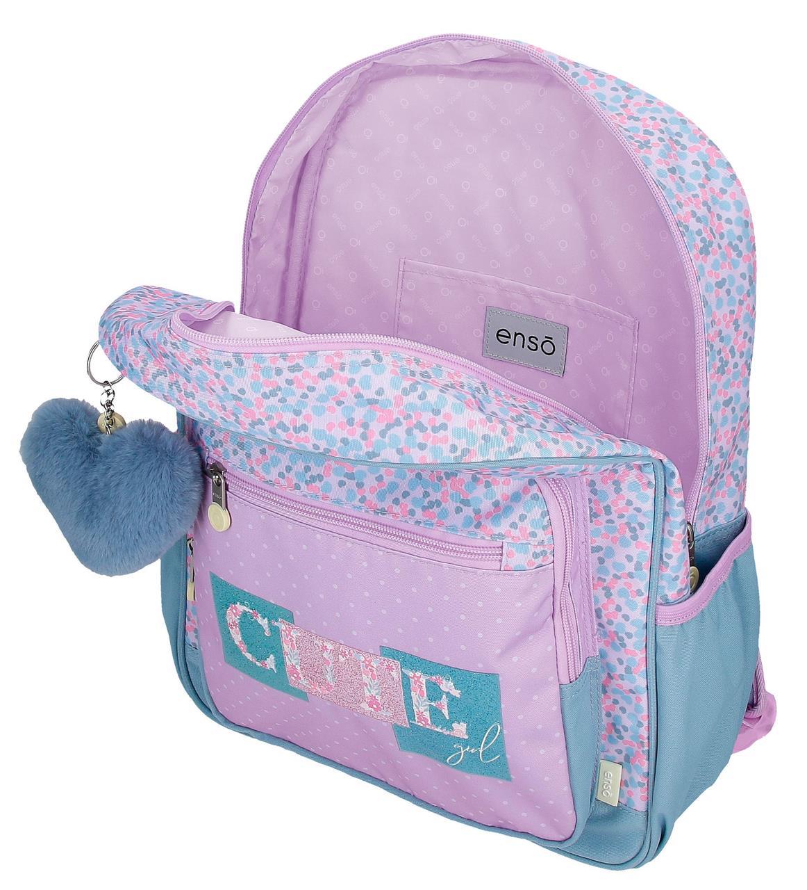 95324T1 MOCHILA ADAP. C/CARRO 38CM.ENSO CUTE GIRL - Image 2