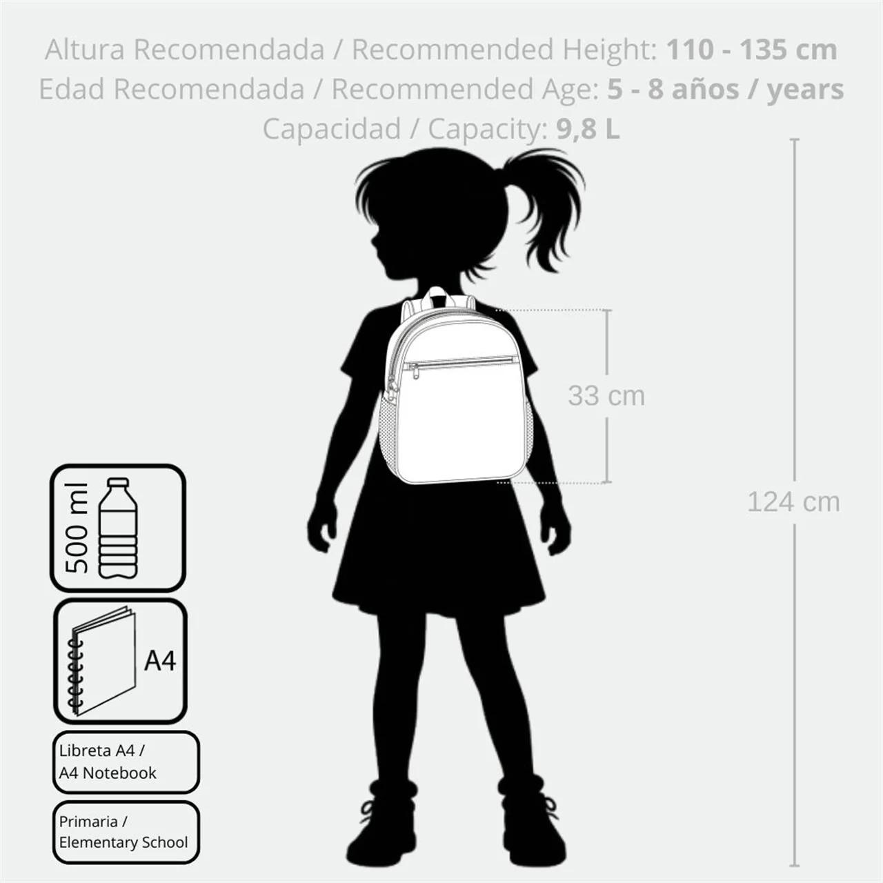 95523T1 MOCHILA ADAP. 32CM. C/CARRO. ENSO BALLOONS - Image 2