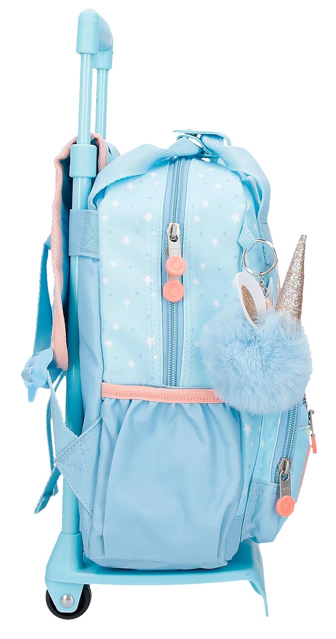 96322T2 MOCHILA ADAP. 28CM. C/CARRO. ENSO MAGIC SUMMER AZUL - Image 4
