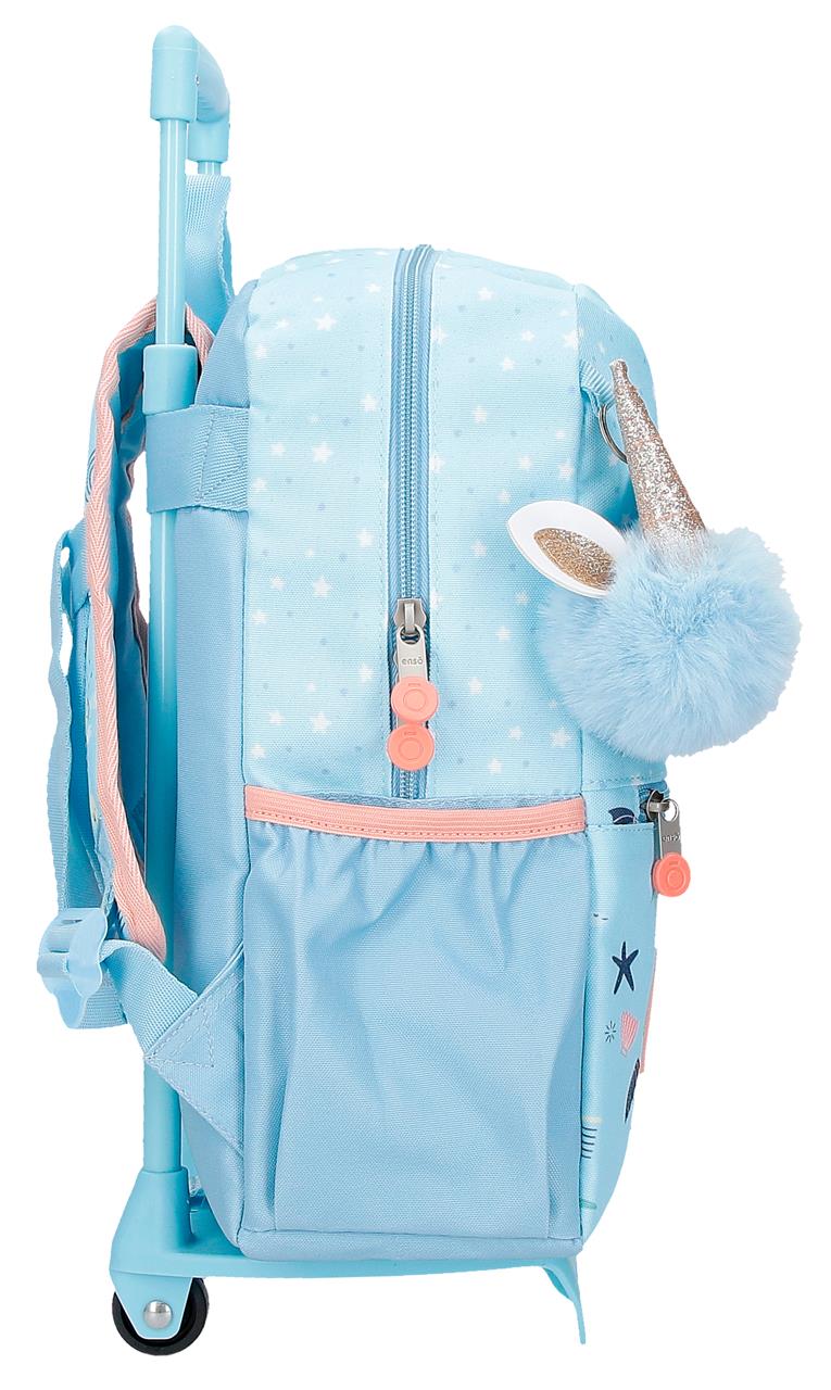 96323T2 MOCHILA ADAP. 32CM. C/CARRO. ENSO MAGIC SUMMER AZUL - Image 5