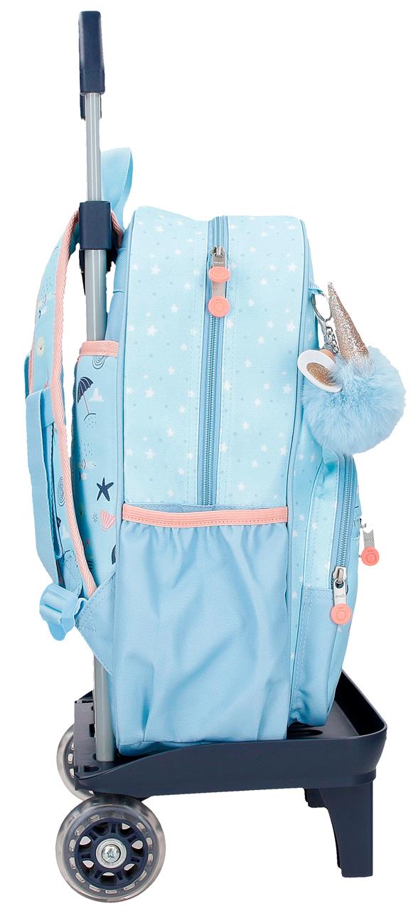 96324T2 MOCHILA ADAP. 38CM. C/CARRO. ENSO MAGIC SUMMER AZUL - Image 5
