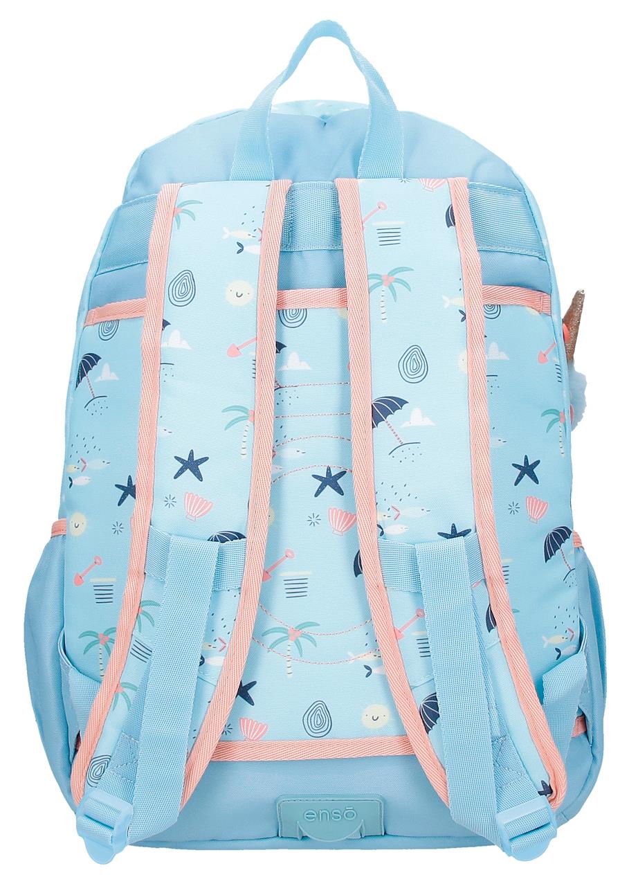 96327D2 MOCHILA ADAP. 44CM. ENSO MAGIC SUMMER AZUL CLARO - Image 5